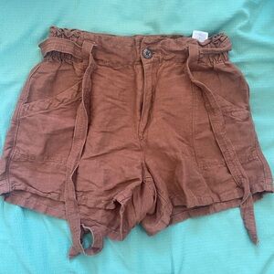 Old Navy High Waist Brown Casual Shorts
